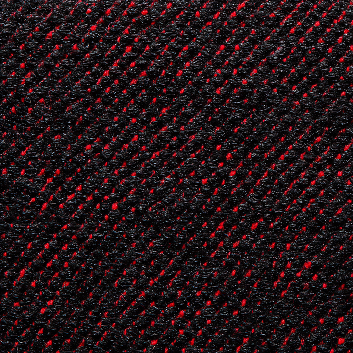 Felt Featuring Dense Black Base with Scattered Red Fibers seamless PBR texture preview