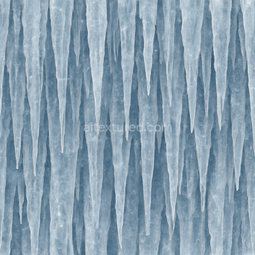 Icicles Close Up Striations