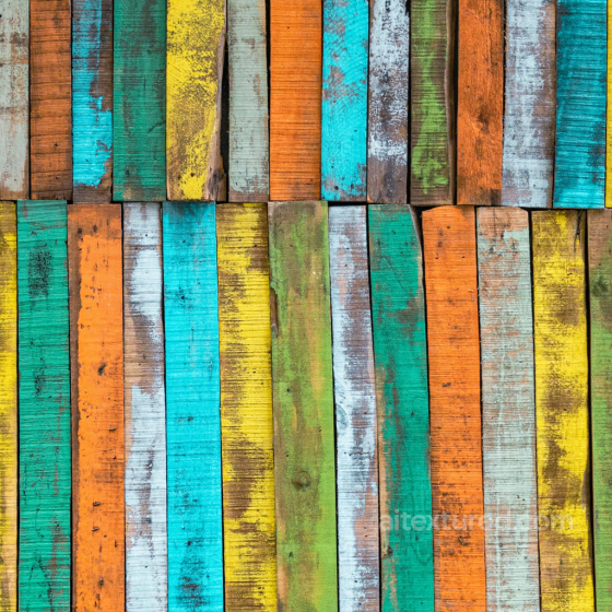 Colorful Vintage Painted Wood Texture with Weathered Look Wood texture preview