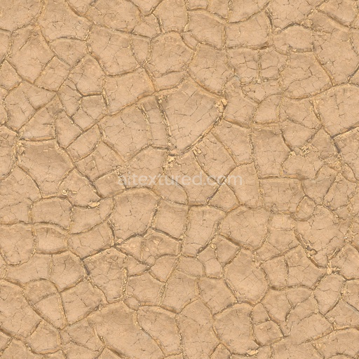Seamless Mud Cracked Dry 03 by Texture Haven – PBR 3D Texture (8K ready)