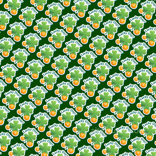 Featuring Lucky Day Shamrocks and Gold Coins seamless St patrick digital paper bundle PBR texture