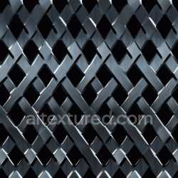 seamless Seamless 3D Brushed Steel Lattice Metal PBR Texture with Rhombus Pattern texture 8k free download PBR