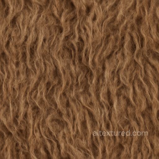 Raw Wool Strands Coarse Wool Fibers seamless Wool PBR texture