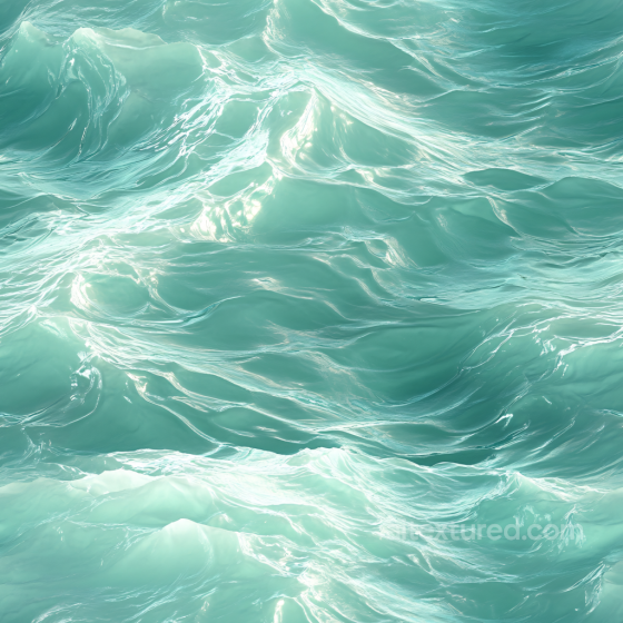 Water PBR Texture Featuring Realistic Ocean Surface Waves and Light Reflections Water texture preview