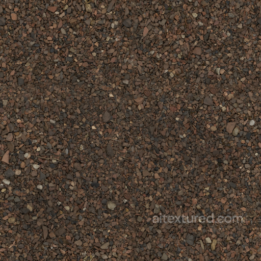 Pebbles Railroad Pathway - Rough Pebbles Railroad Gravel Stones Rough seamless Rock PBR texture