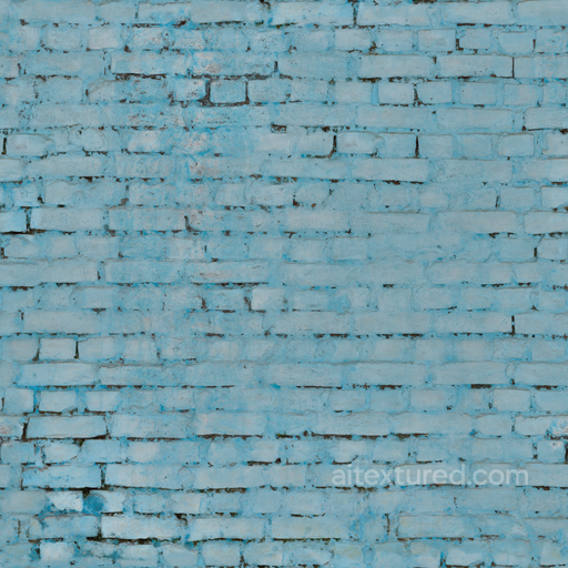 Painted Brick seamless Brick PBR texture