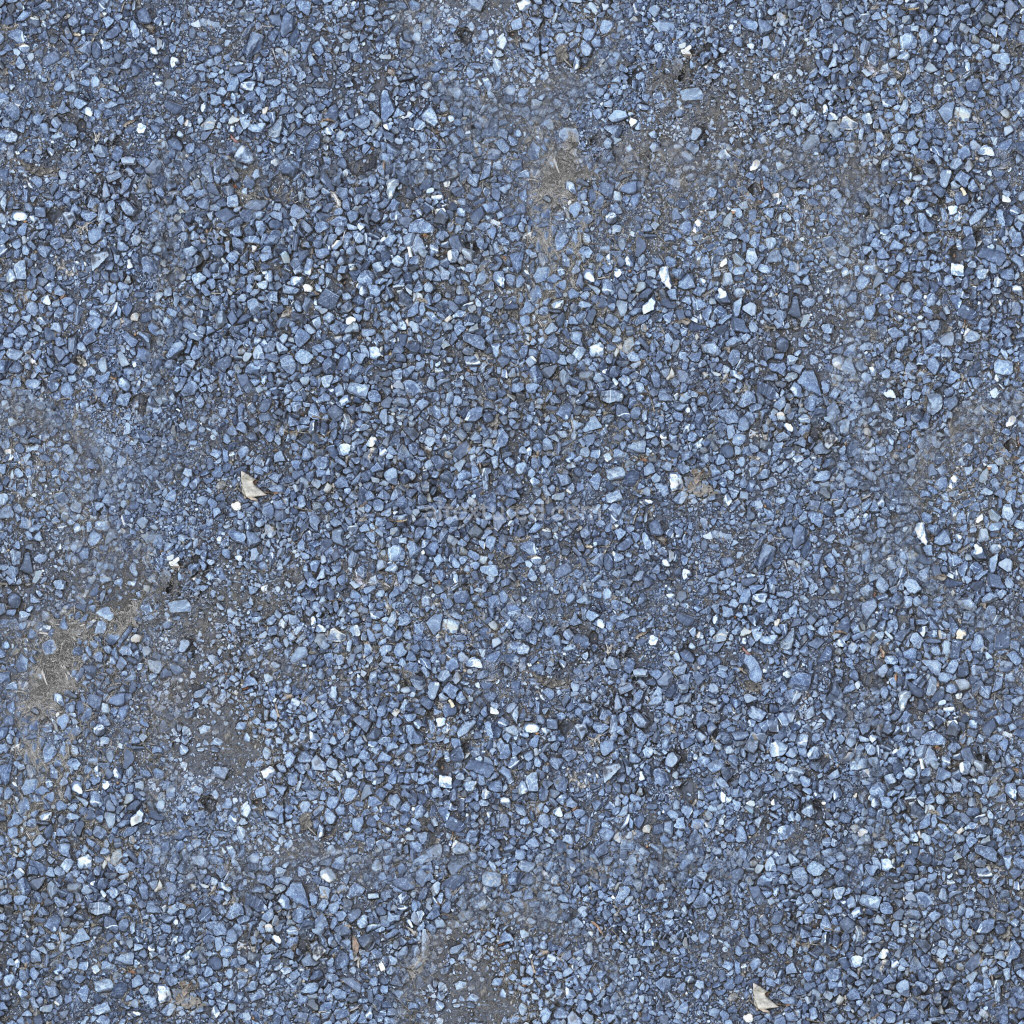 Seamless PBR gravel texture for 3D design