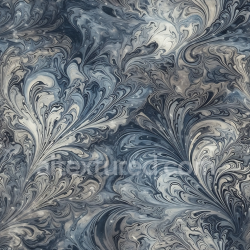 seamless Seamless 3D PBR Texture of Gray and Blue Marble with Intricate Fluid Veins texture 8k free download PBR
