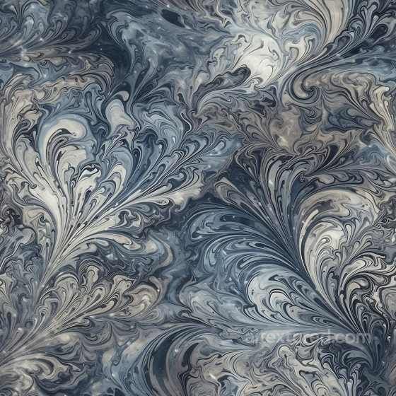 Gray and Blue Marble Seamless Texture with Intricate Fluid Veins Marble texture preview
