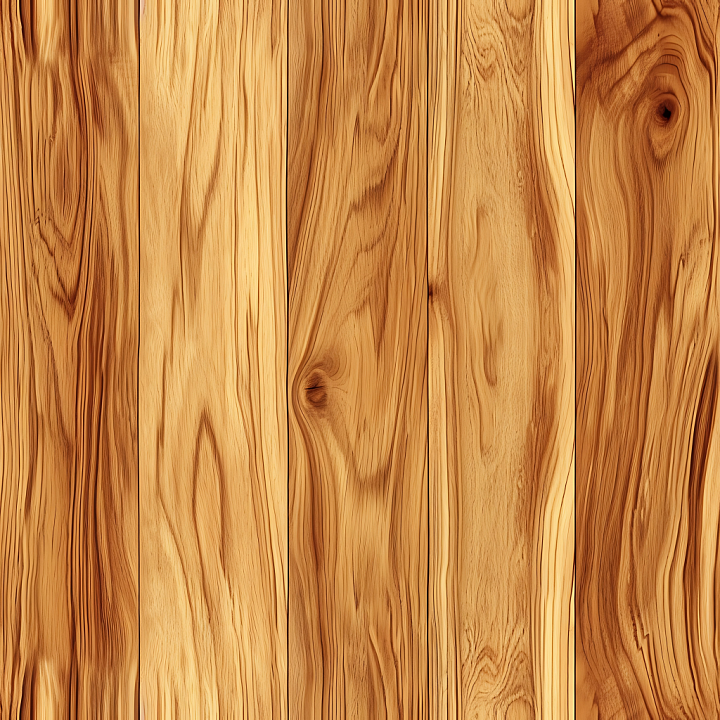Light Oak Wood Planks with Natural Grain and Knots seamless PBR texture preview