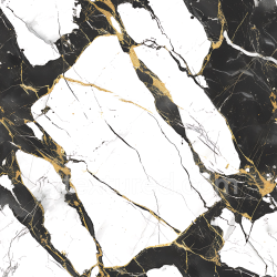 seamless Seamless 3D Black and White Marble PBR Texture with Gold Vein Accents texture 8k free download PBR
