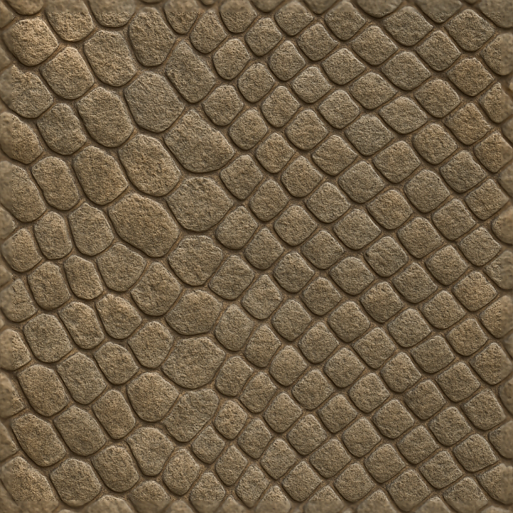 Scaly Skin Rough Hide Reptile Skin Scaled Reptile Snake Scales seamless PBR texture preview