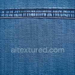 seamless Seamless 3D cracked denim fabric PBR texture with stitched detailing texture 8k free download PBR