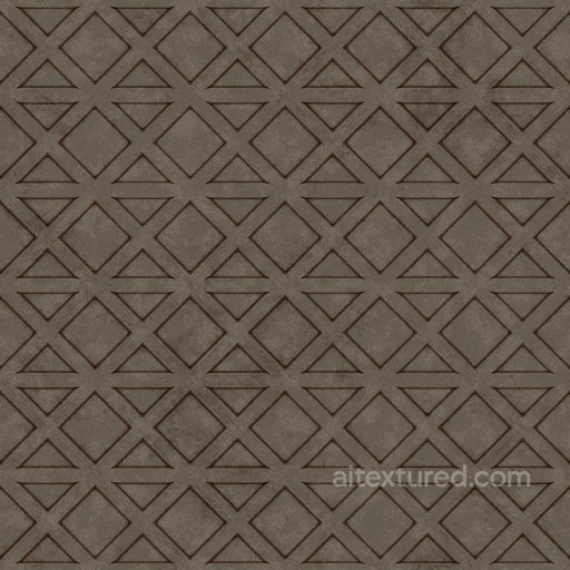Waffle Brown Concrete Slabs | Free PBR seamless Concrete PBR texture