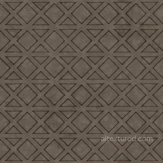 Waffle Brown Concrete Slabs | Free PBR Concrete texture preview