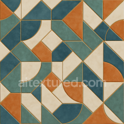 seamless Seamless 3d texture pbr 8k ceramic tiles with geometric patterns and polished surface for realistic rendering texture 8k free download PBR