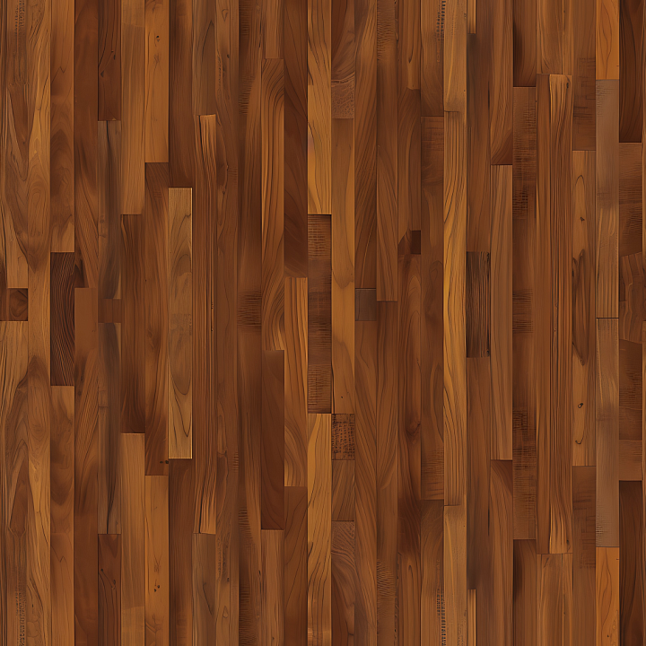 Rustic Cherry Wood Floor with Mixed Grain Patterns seamless PBR texture preview