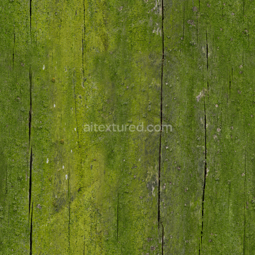 Moss Wood Moss — Moss Planks Rough Old Green Wood — PBR seamless 3D texture