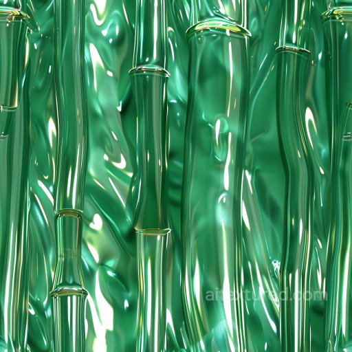 Seamless 3D PBR Texture Featuring Glossy Green Plastic Tubes with Smooth Reflective Surfa… texture preview