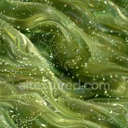 seamless Seamless 3D PBR Texture of Glossy Green Liquid with Suspended Bubbles texture 8k free download PBR