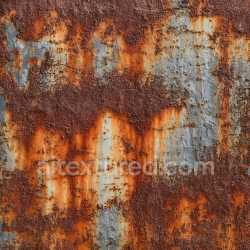 seamless Seamless 3D PBR Rusty Metal Texture with Detailed Cracks, Rust, and Peeling Paint texture 8k free download PBR