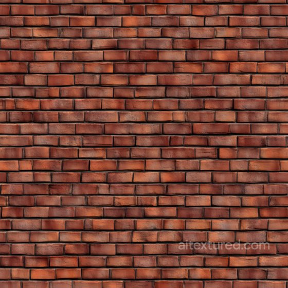 Cracked Red Brick Wall PBR Texture with Natural Wear and Rough Surface Brick texture preview