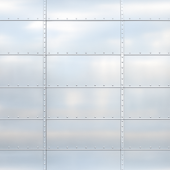 Bright Airstream seamless PBR texture preview