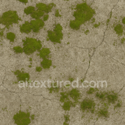 seamless Seamless 3d texture pbr 8k concrete slab with moss patches and dry surface texture 8k free download PBR