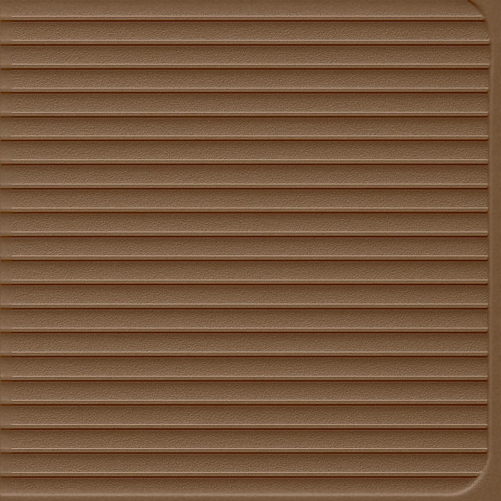 Ribbed Plastic Furniture Surface With Earth Tones And Matte Finish seamless PBR texture preview