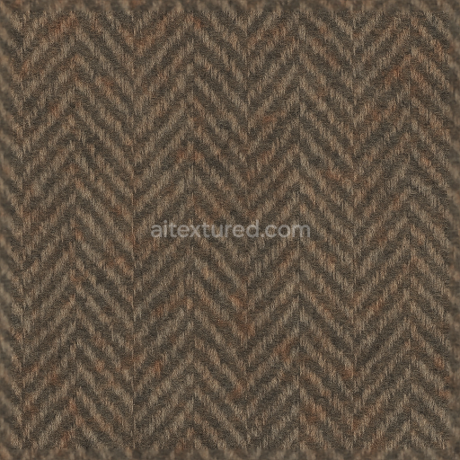 Seamless 3d texture pbr 8k chevron houndstooth wallpaper with textured woven flannel finish in muted colors