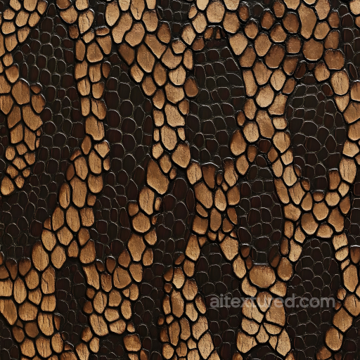 Of Reptilian Skin With Rough, Detailed Scale Pattern seamless Skin PBR texture