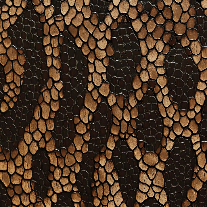 Of Reptilian Skin With Rough, Detailed Scale Pattern seamless PBR texture preview
