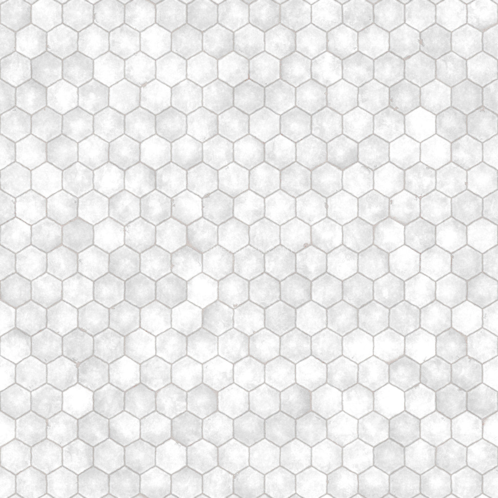 Seamless hexagonal tiles texture for architectural designs