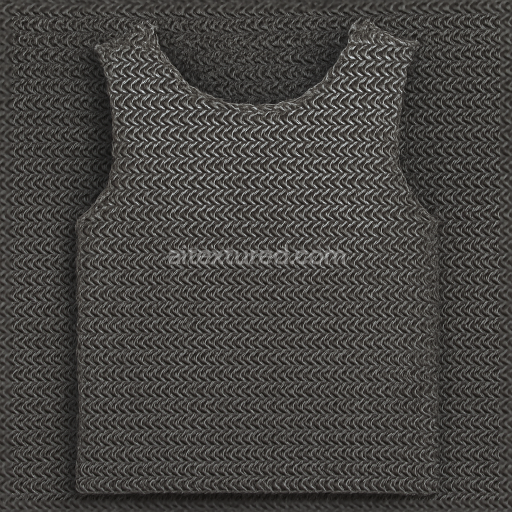 Preview — Seamless 3d texture pbr 8k of chainmail vest fabric with six in one weave
