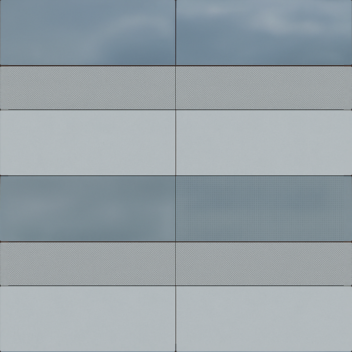 Glass Facade Surface For Modern Architectural Visualization seamless PBR texture preview