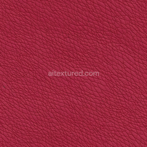 Seamless 3D Pebbled Red Leather PBR Texture with Fine Grain Detail