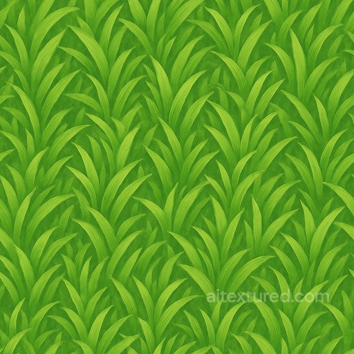 Stylized Grass Texture seamless Grass PBR texture