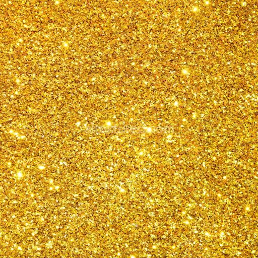 Seamless 3D PBR Texture of Fine Gold Glitter Sparkles with Radiant Shine