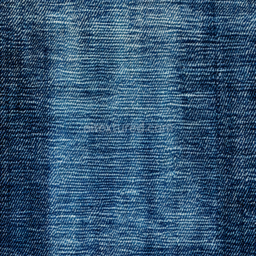 Seamless 3D PBR Texture of Faded Blue Denim Fabric with Subtle Cracked Worn Areas