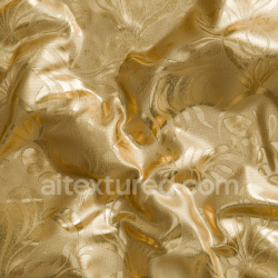 seamless Seamless Gold Floral Satin Fabric PBR Texture for 3D texture 8k free download PBR