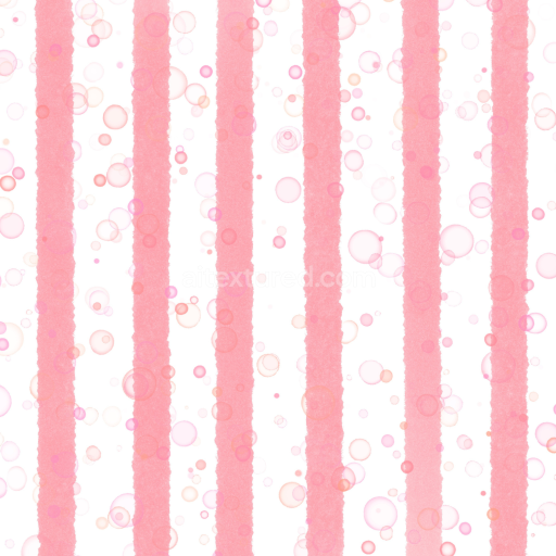 Seamless 3D PBR Watercolor Fabric Texture Featuring Soft Pink Vertical Stripes