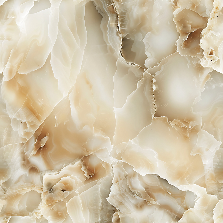 Crema Bella Marble with Soft Creamy Veins seamless PBR texture preview