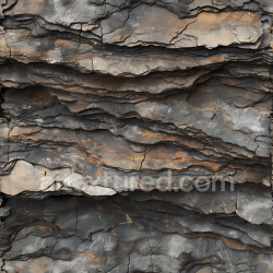 seamless Seamless 3D PBR Texture of Layered Weathered Cliff Rock with Earthy Tones texture 8k free download PBR