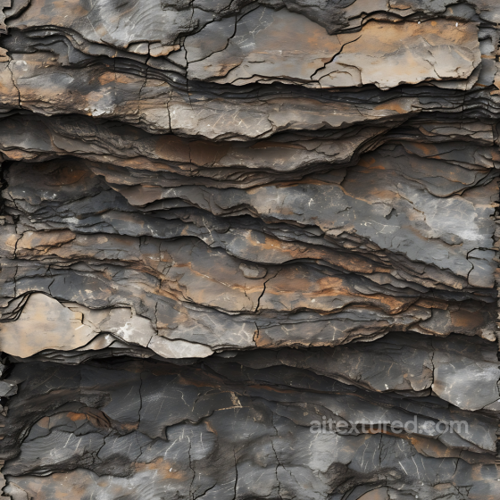 Stone Texture of Layered Weathered Cliff Rock with Earthy Tones Stone texture preview