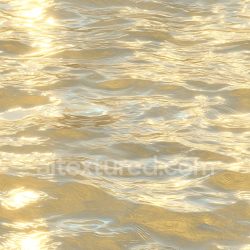 seamless Seamless 3D Water PBR Texture of Golden Sunlit Gentle Waves with Realistic Reflections texture 8k free download PBR