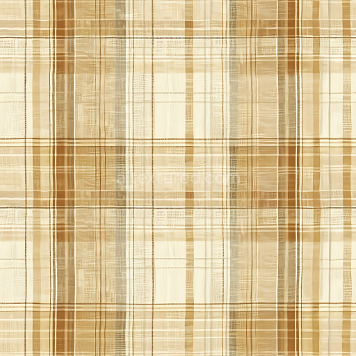 Seamless 3D PBR Light Bronze Metal Plaid Texture with Soft Brushed Finish