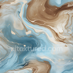 seamless Seamless 3D Brown and Blue Marble Veins PBR Texture with Polished Glossy Finish texture 8k free download PBR