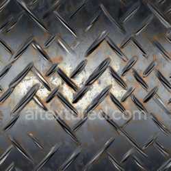 seamless Seamless 3D PBR Scratched Steel Diamond Plate Texture with Rust and Wear texture 8k free download PBR
