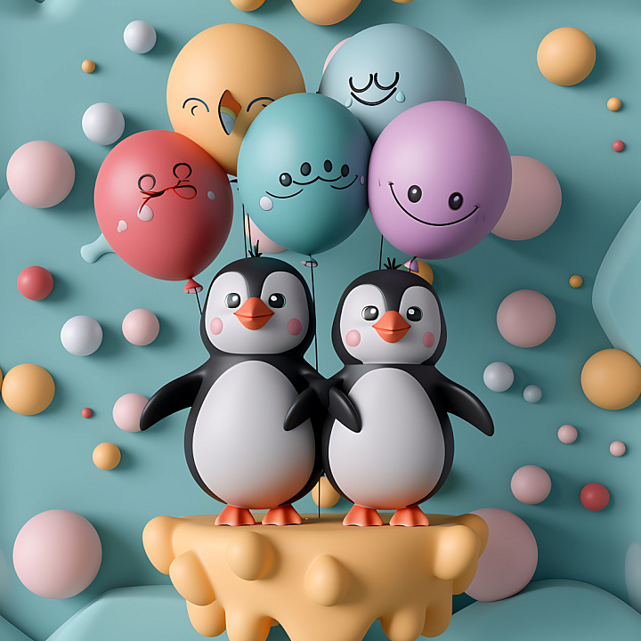 Inflated Puffy Bubble Panels in Pastel Colors seamless PBR texture preview