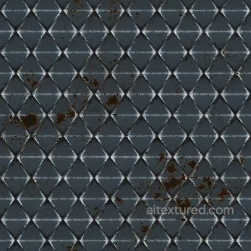 Mesh Metal Rust Rusted Sci Spaceship Wall - Seamless PBR Texture seamless Metal PBR texture